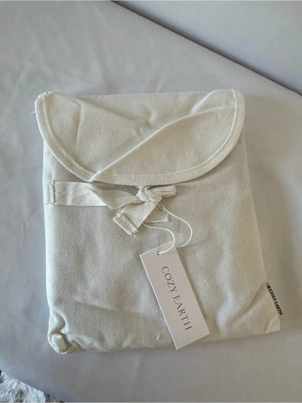 Cozy Earth King Pillow Shams Euro in Stone Gray 36x36
